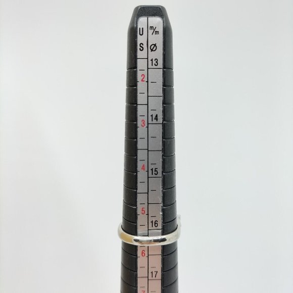 Genuine 7.2 CT Opal Stone + Diamonds White Platinum 900 Gold Ring US Sz 5.75 - Picture 12 of 14